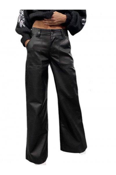 PANTALON SIMILI SK282431 QUALITE ++ NOIR