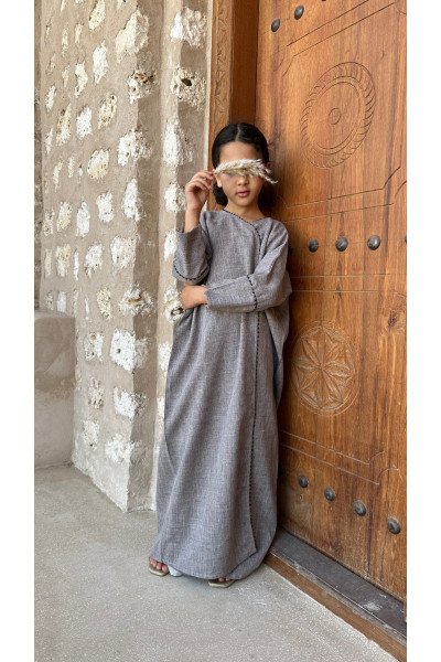 copy of ABAYA MARYAM VERT POMME