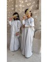 ABAYA KIMONO CLASSY MODDA - KIDS BEIGE