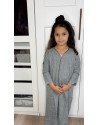ABAYA KIMONO CLASSY MODDA - KIDS KAKI CLAIR