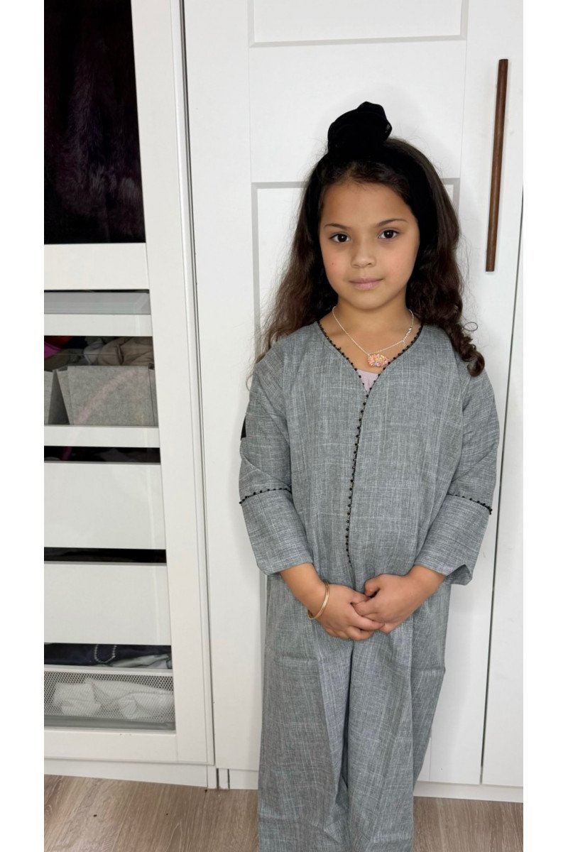 copy of ABAYA MARYAM VERT POMME