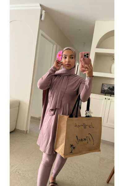 copy of ABAYA PULL 4184 EFFET VELOURS NOIR