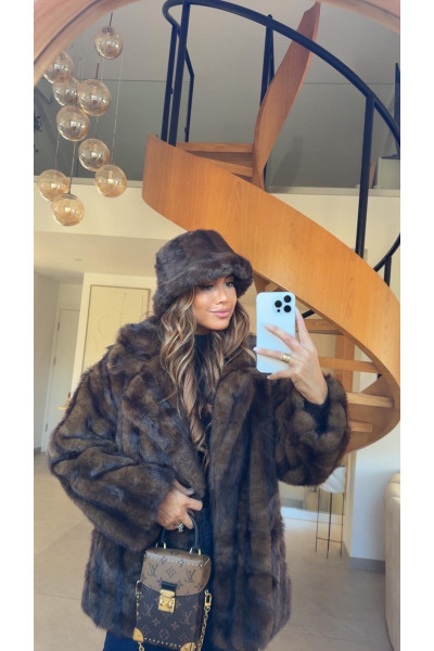 BOB FAUX FUR CHOCO