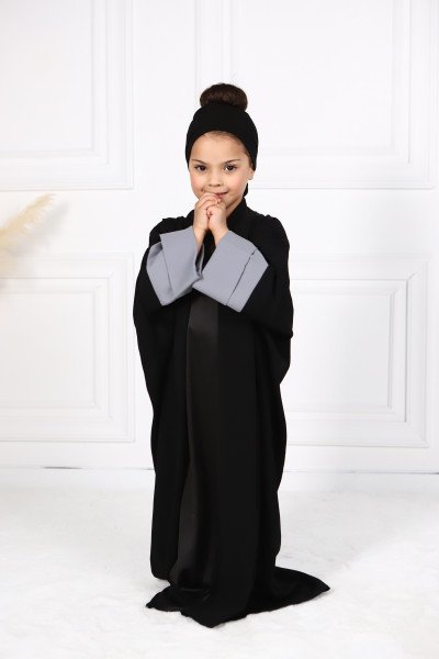 ABAYA SYLLA KIDS NOIR/GRIS